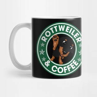 Rottweiler And Coffee Mug